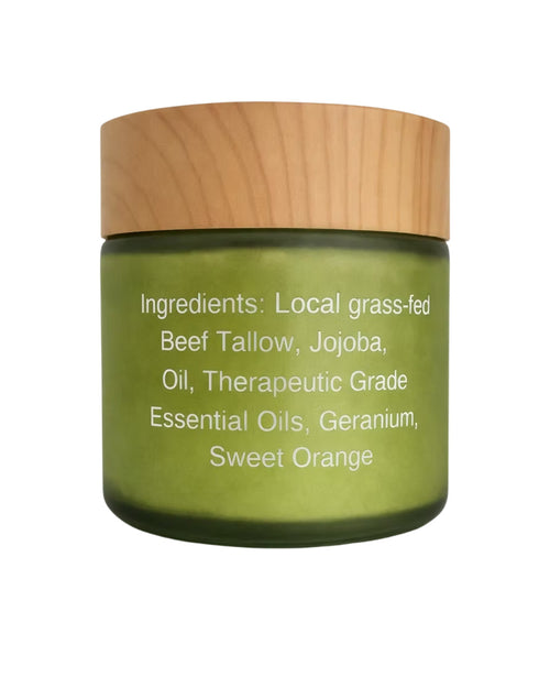 Brighter Nights grass-fed tallow face balm