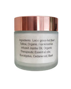 Smooth grass-fed tallow face balm