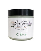 Clear grass-fed tallow body balm