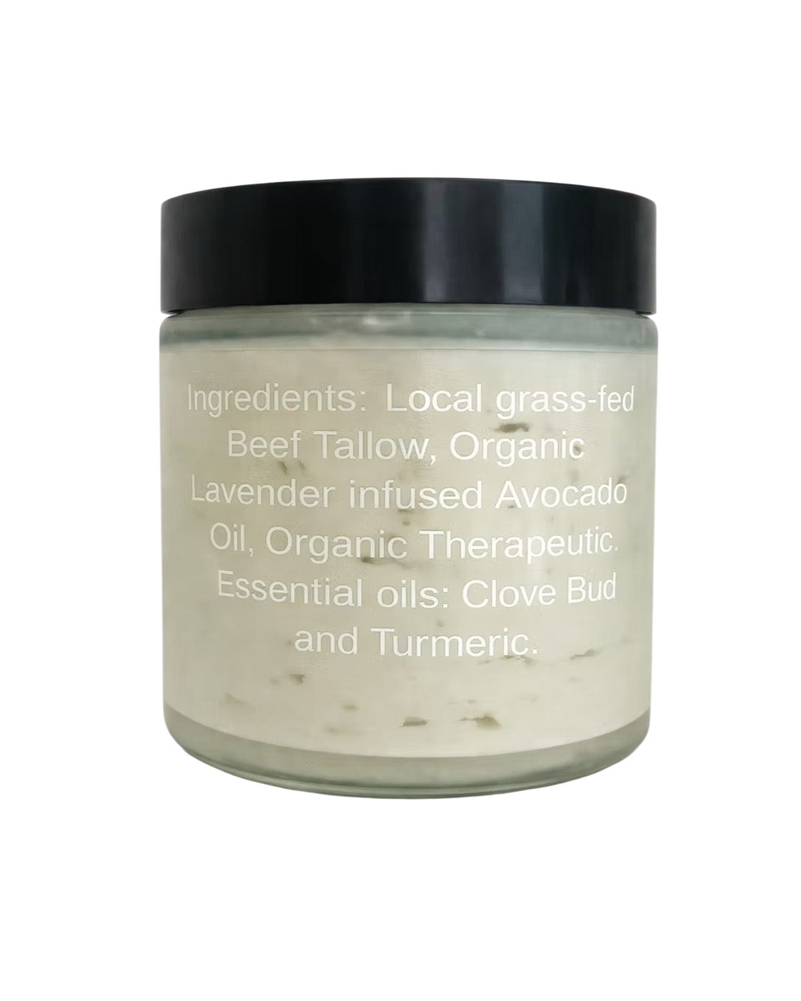 Clear grass-fed tallow body balm