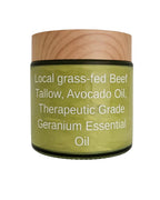 Essential Geranium grass-fed tallow body balm