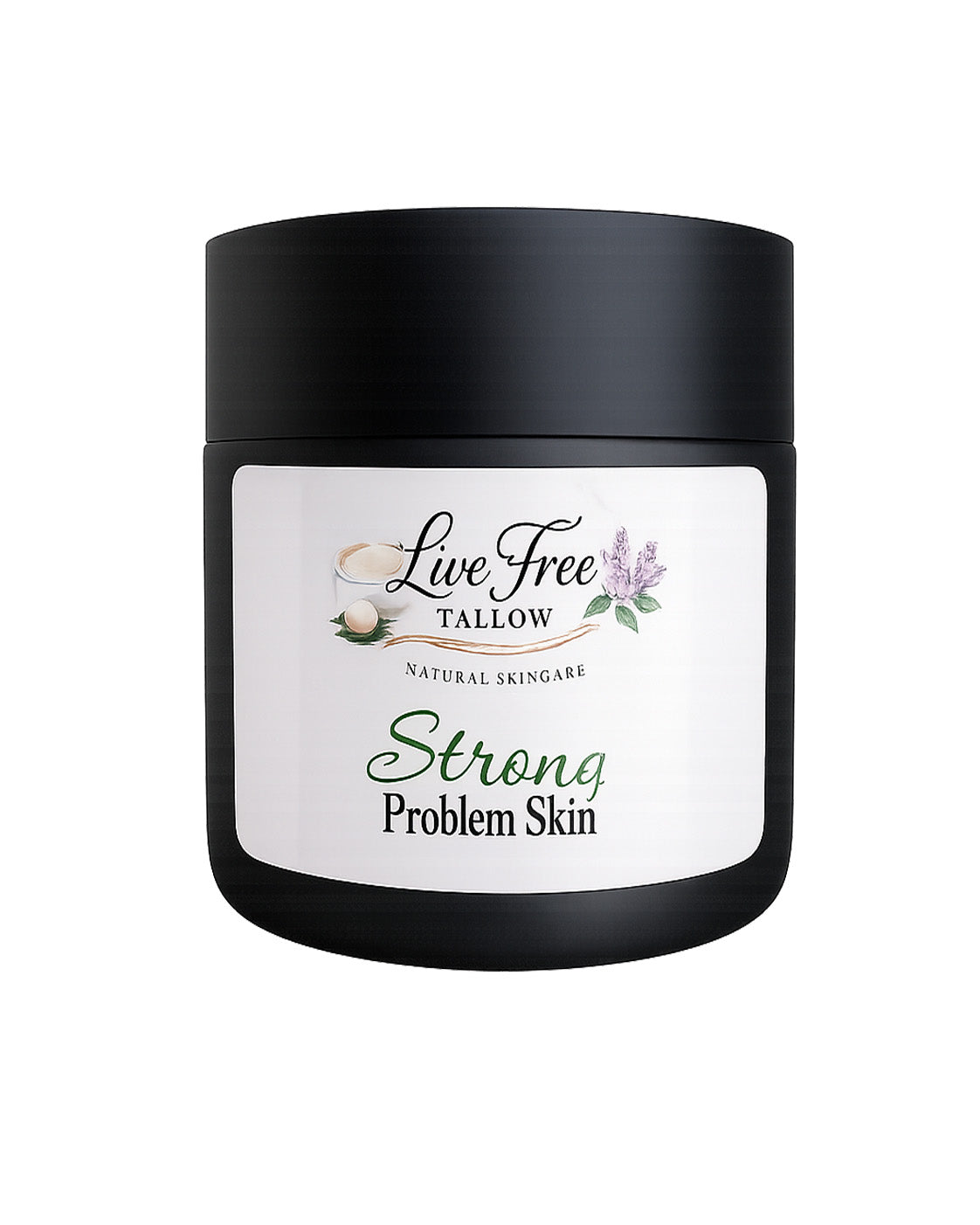 Strong grass-fed tallow face balm